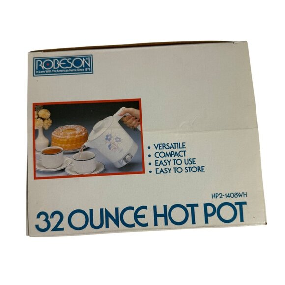 Robeson 32 Ounce Electric Hot Pot Adjustable Thermostat For Beverages Foods Gift - Picture 4 of 10